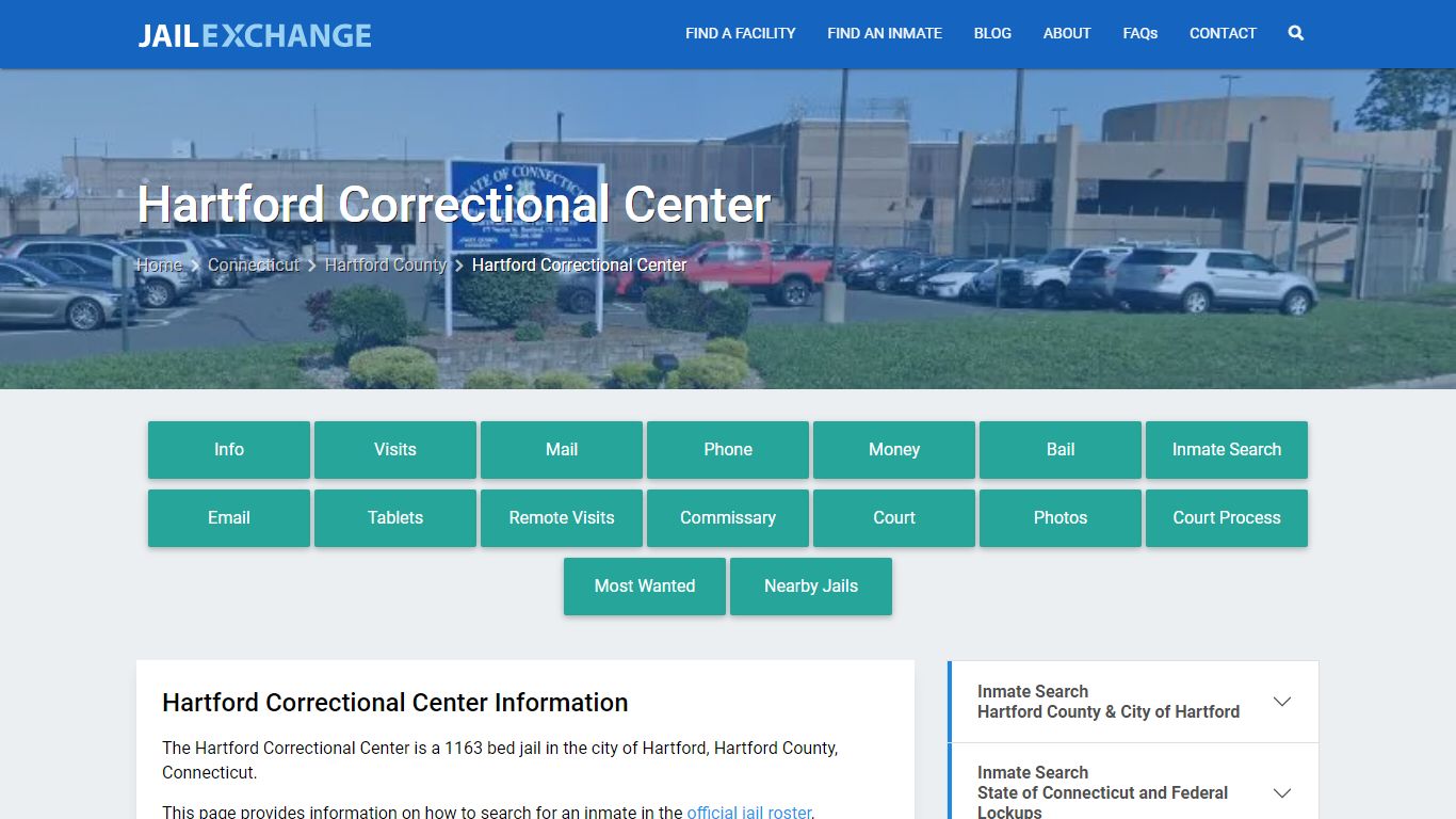 Hartford Correctional Center, CT Inmate Search, Information - Jail Exchange